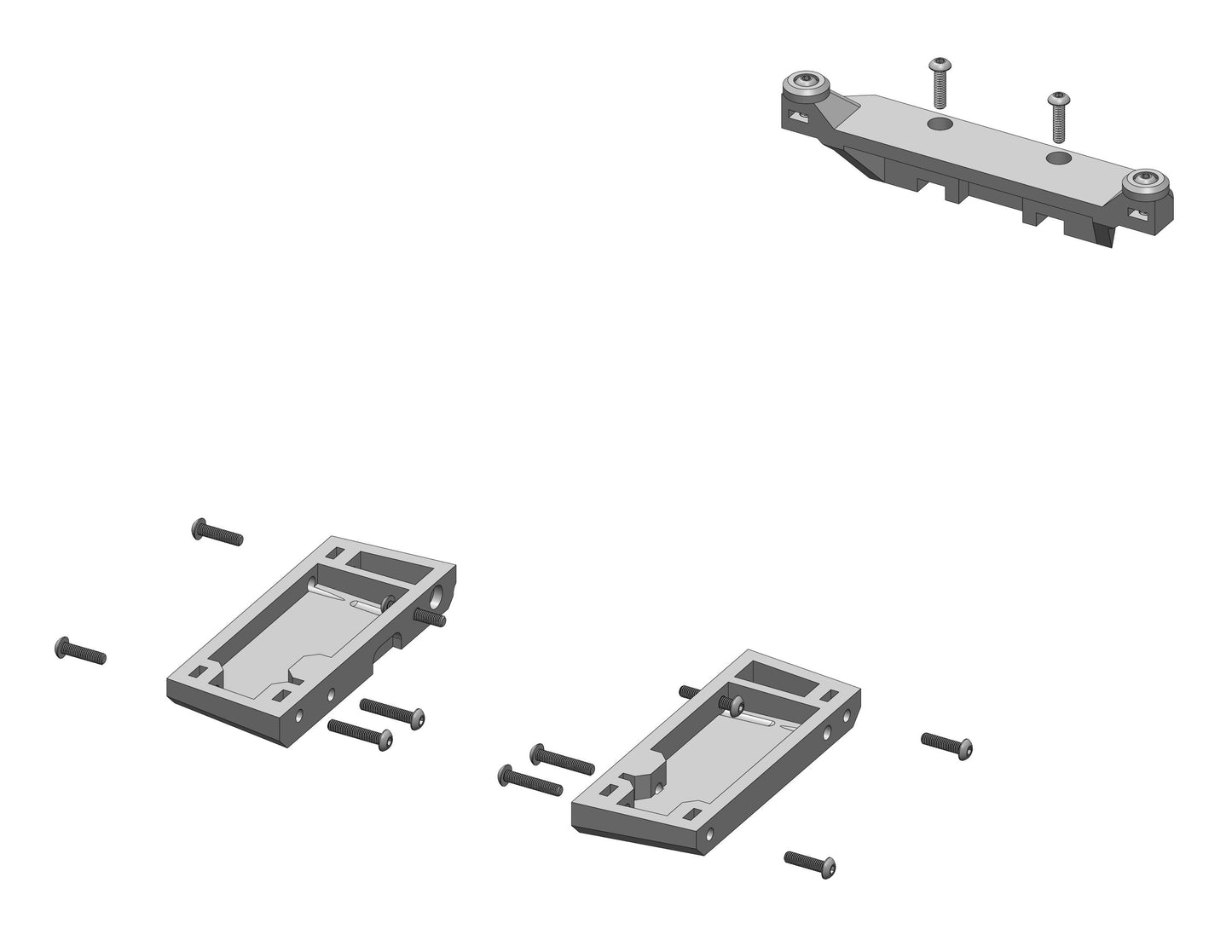 ShrinkRC Body Mounts for Tamiya F350