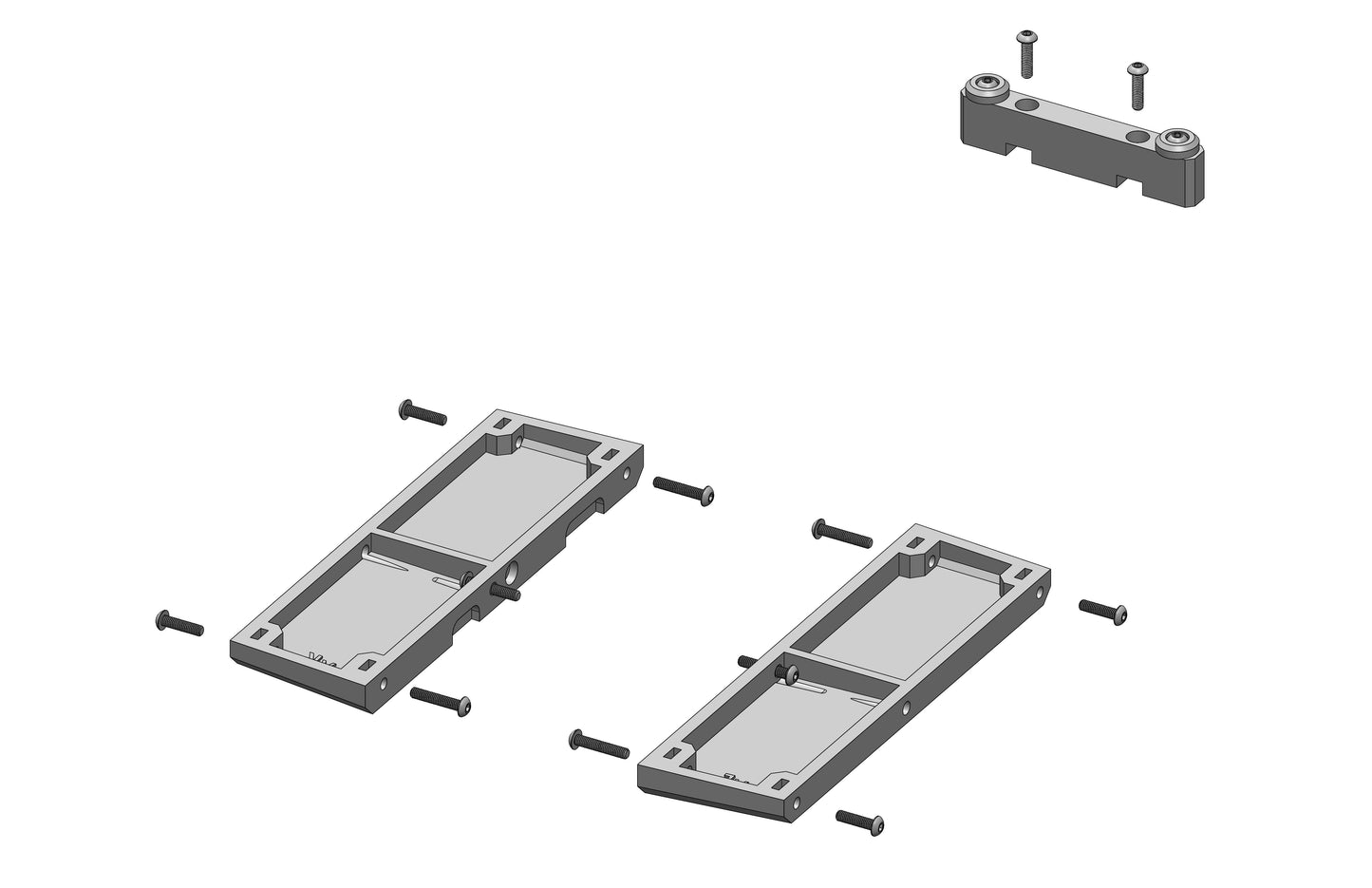 ShrinkRC Body Mounts for RC4WD Chevrolet K10 Scottsdale