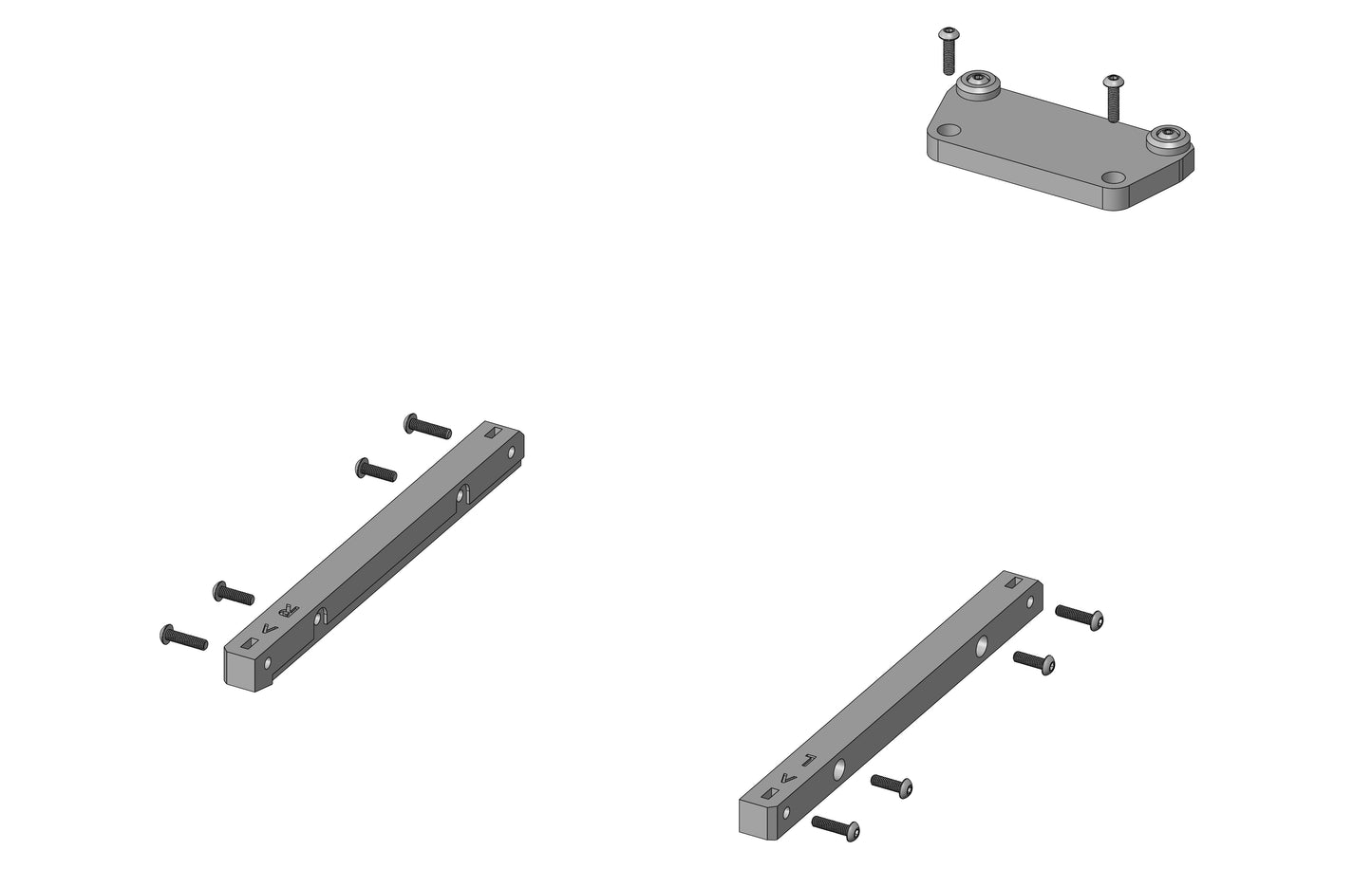ShrinkRC Body Mounts for RC4WD Chevrolet K10 Scottsdale