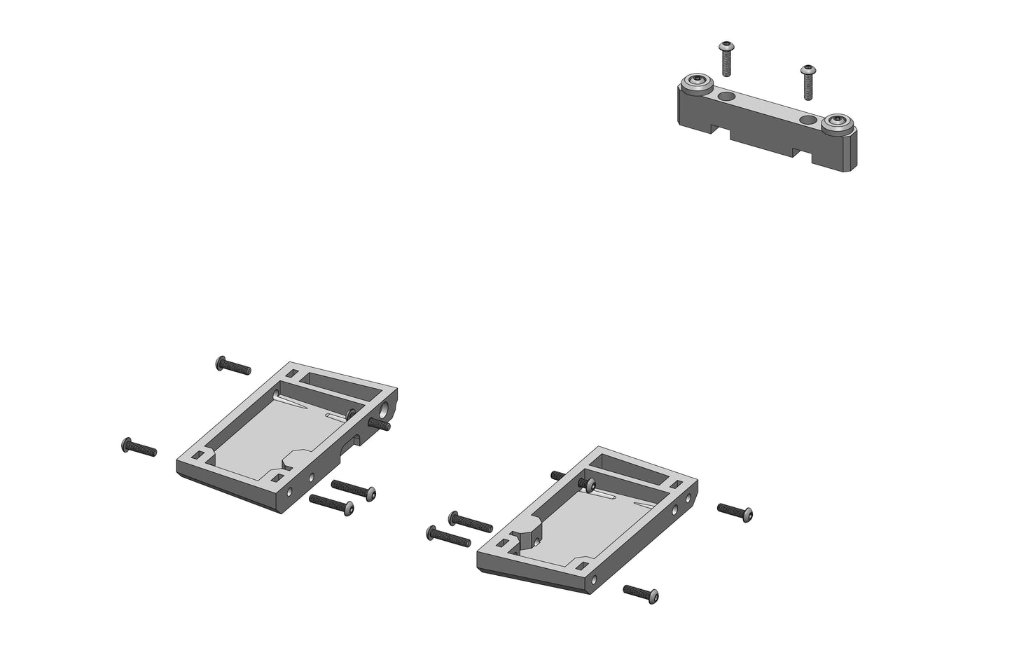 ShrinkRC Body Mounts for RC4WD Chevrolet Blazer