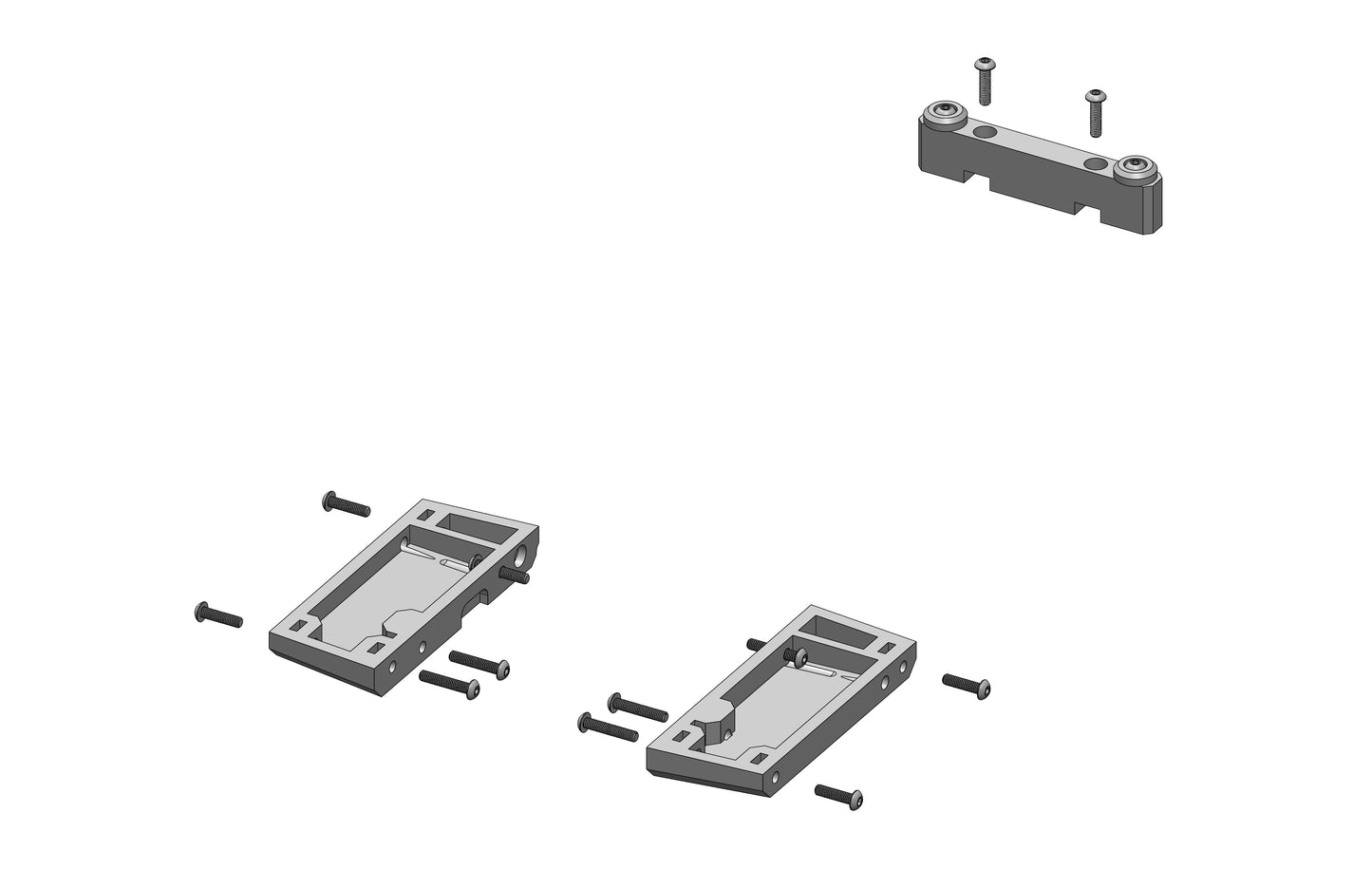 ShrinkRC Body Mounts for RC4WD 1982 Toyota Pickup