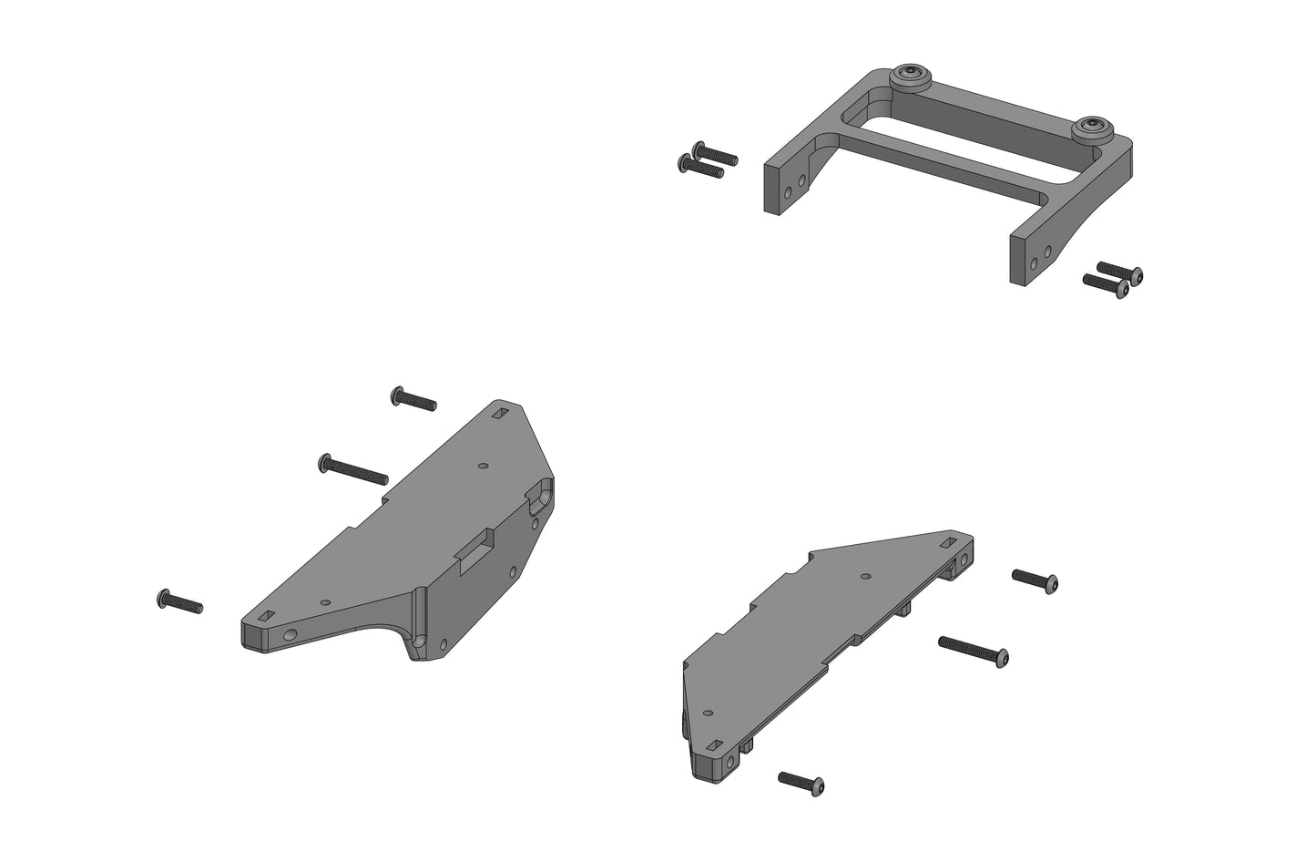 ShrinkRC Body Mounts for RC4WD Mojave II Four Door