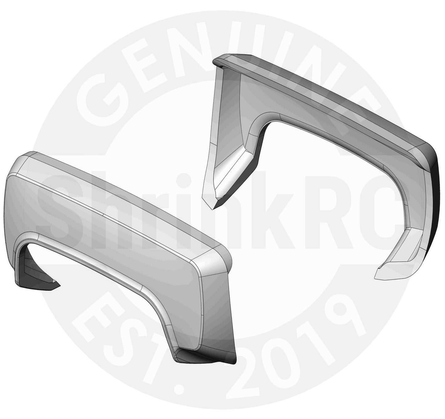 Dually Fenders for RC4WD K10 Scottsdale & Chevy Truck Conversion - 3D File