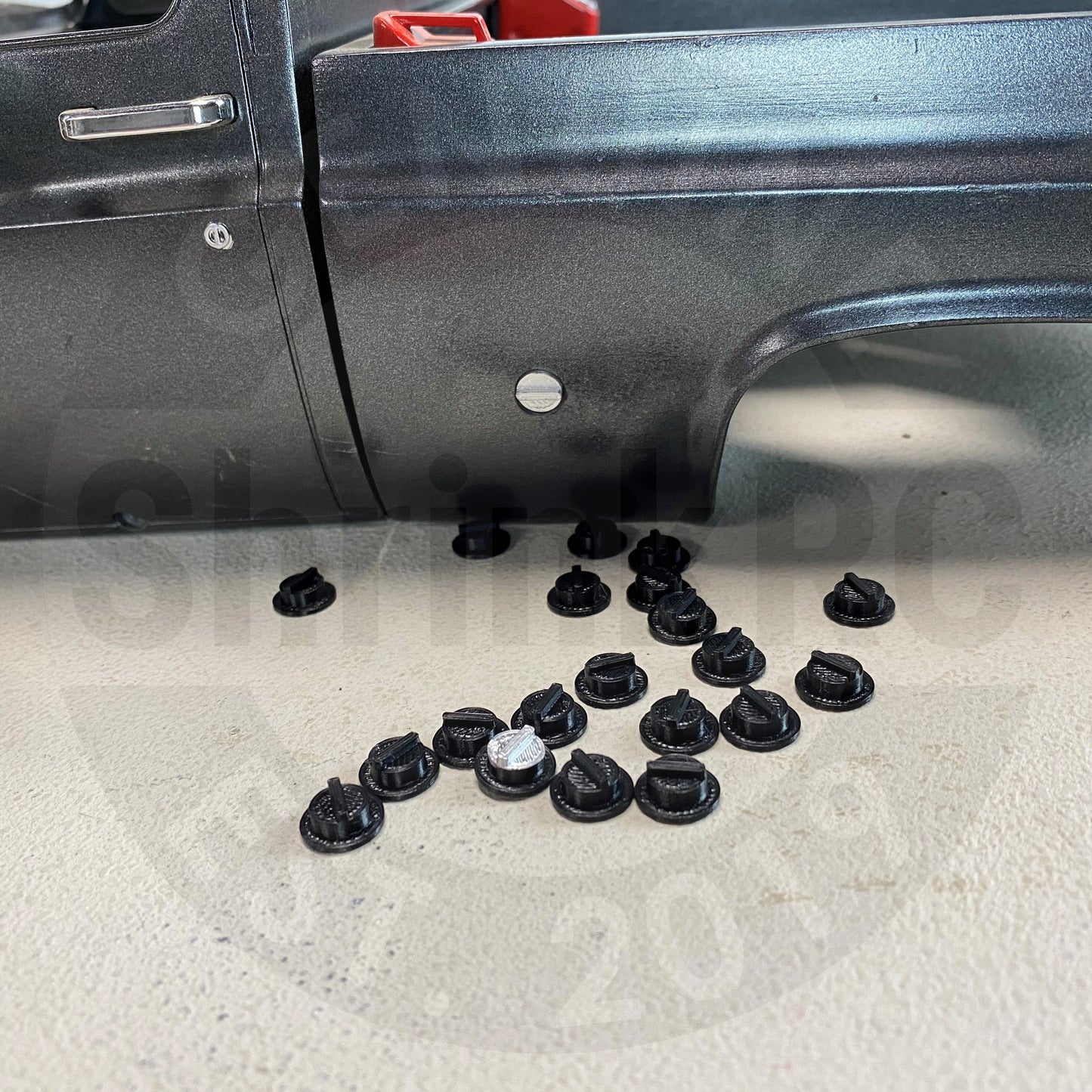 Gas Caps for RC4WD Blazer to Truck Conversion
