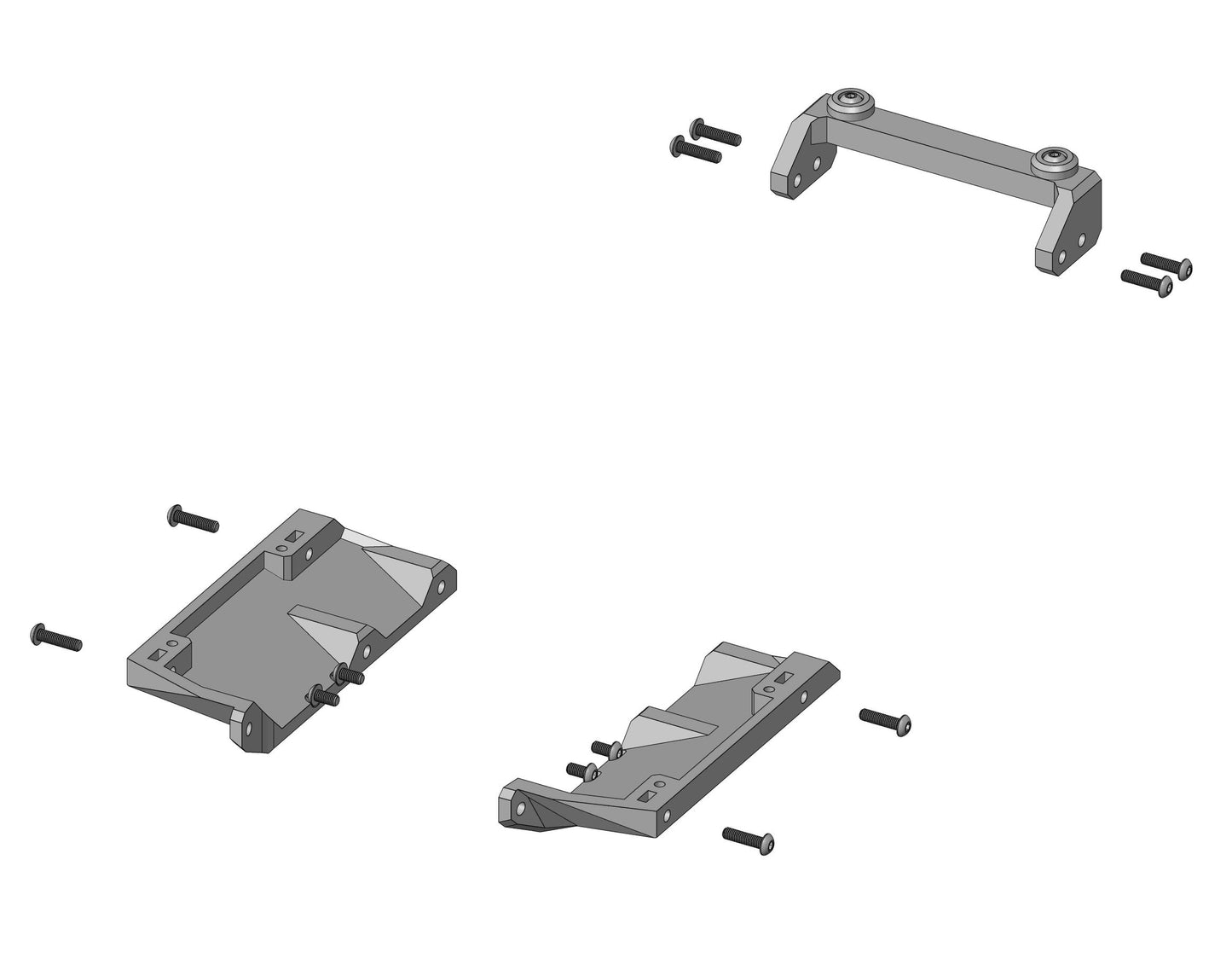 ShrinkRC Body Mounts for RC4WD Chevrolet Blazer