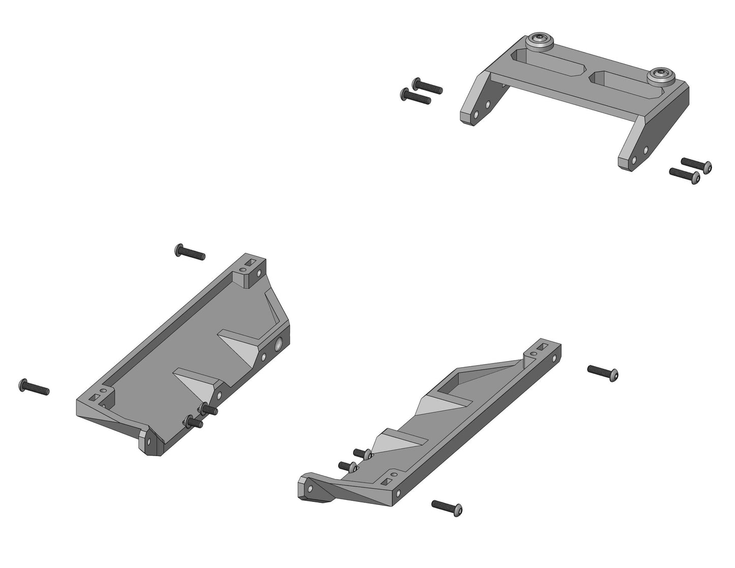 ShrinkRC Body Mounts for RC4WD Chevrolet K10 Scottsdale