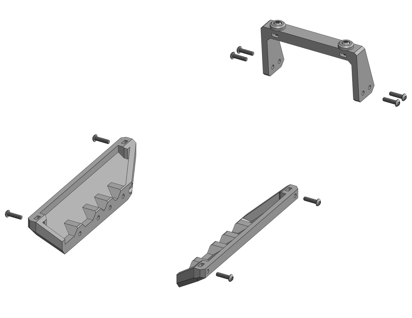 ShrinkRC Body Mounts for RC4WD Chevrolet K10 Scottsdale