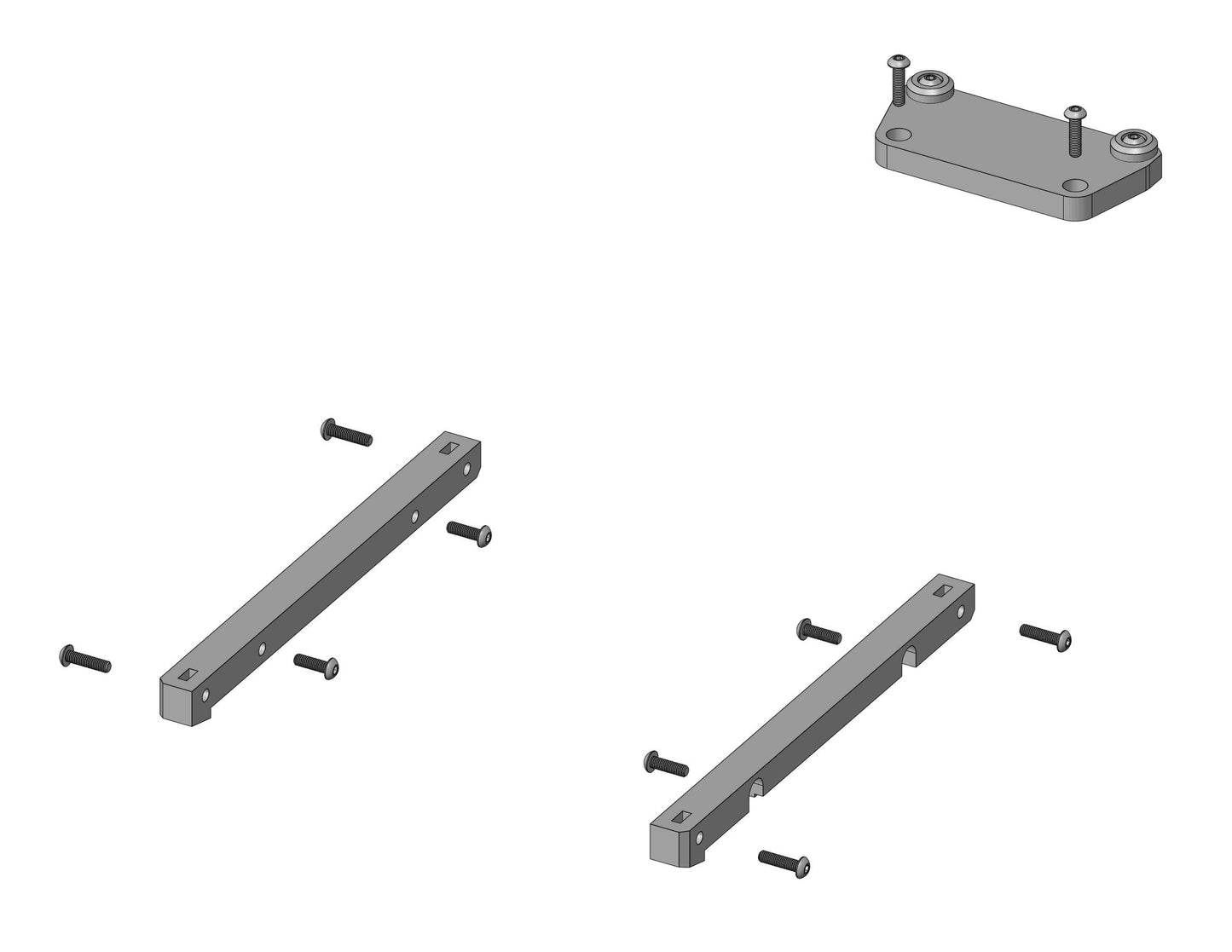 ShrinkRC Body Mounts for RC4WD Mojave II Four Door