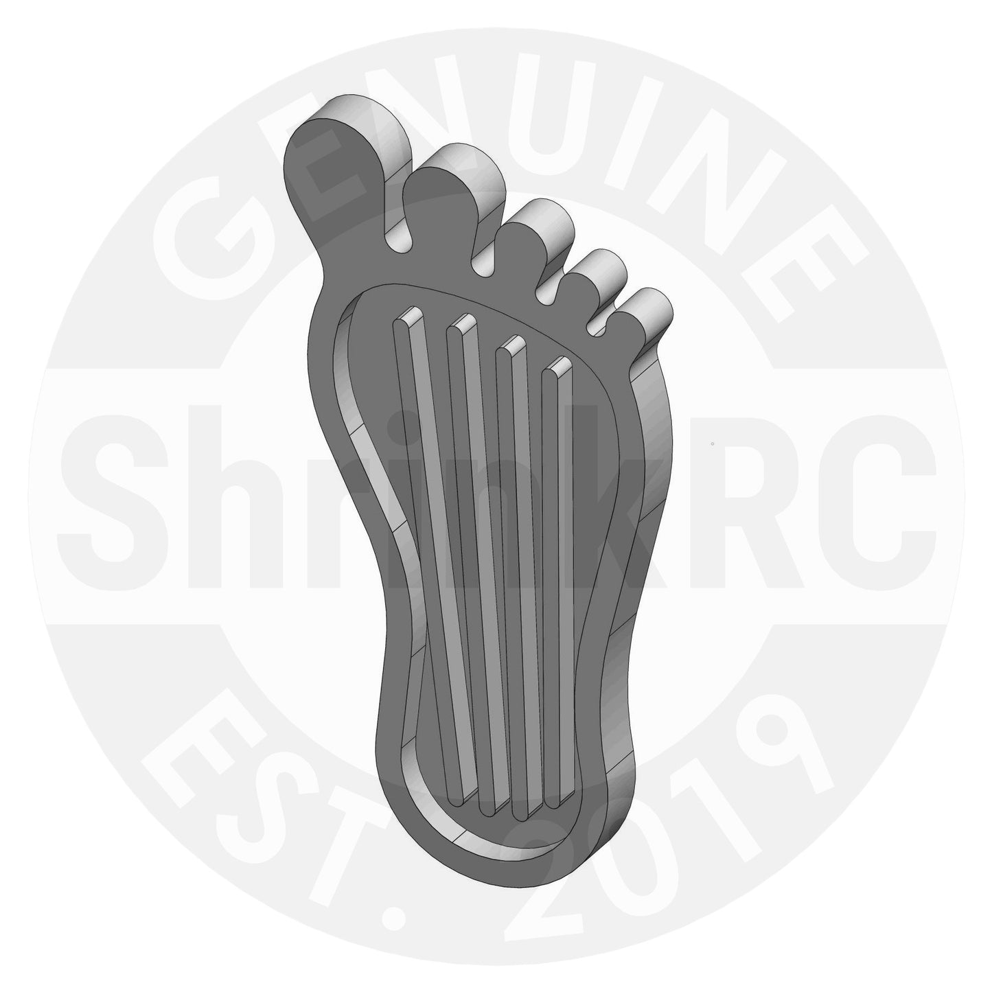 1:10 Scale Bigfoot Surfer Gas Pedal