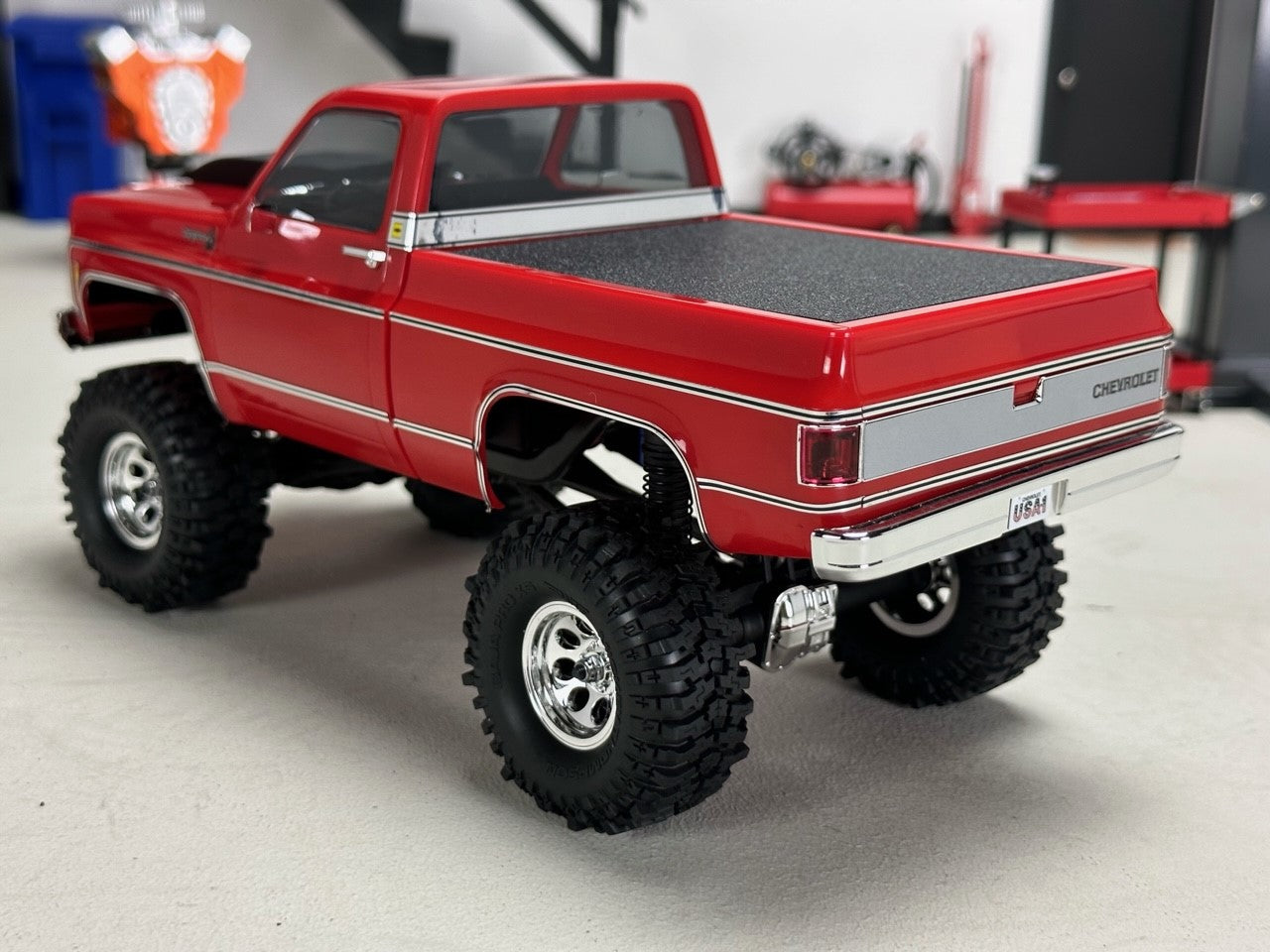 ShrinkRC Bed Tonneau Cover for Traxxas TRX-4M® Chevrolet K10 High Trail