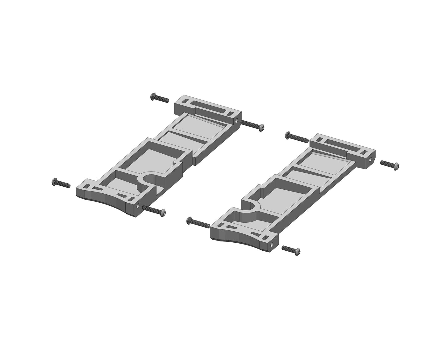 ShrinkRC Body Mounts for RC4WD 2015 Land Rover Defender D90