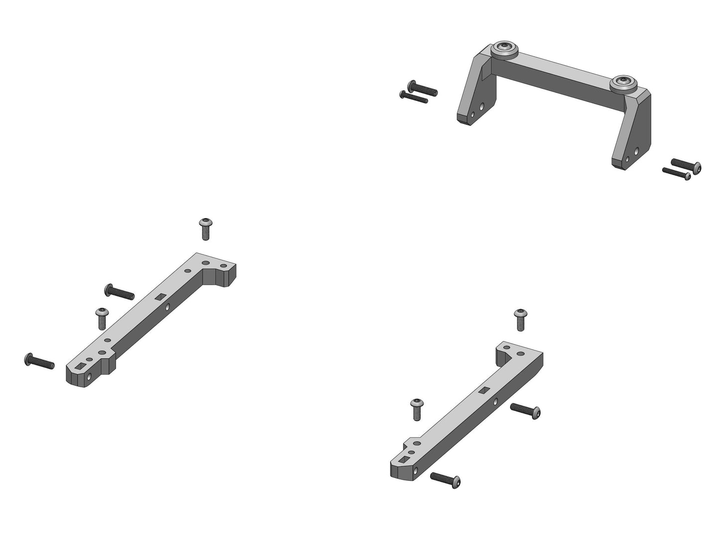 ShrinkRC Body Mounts for RC4WD Chevrolet Blazer