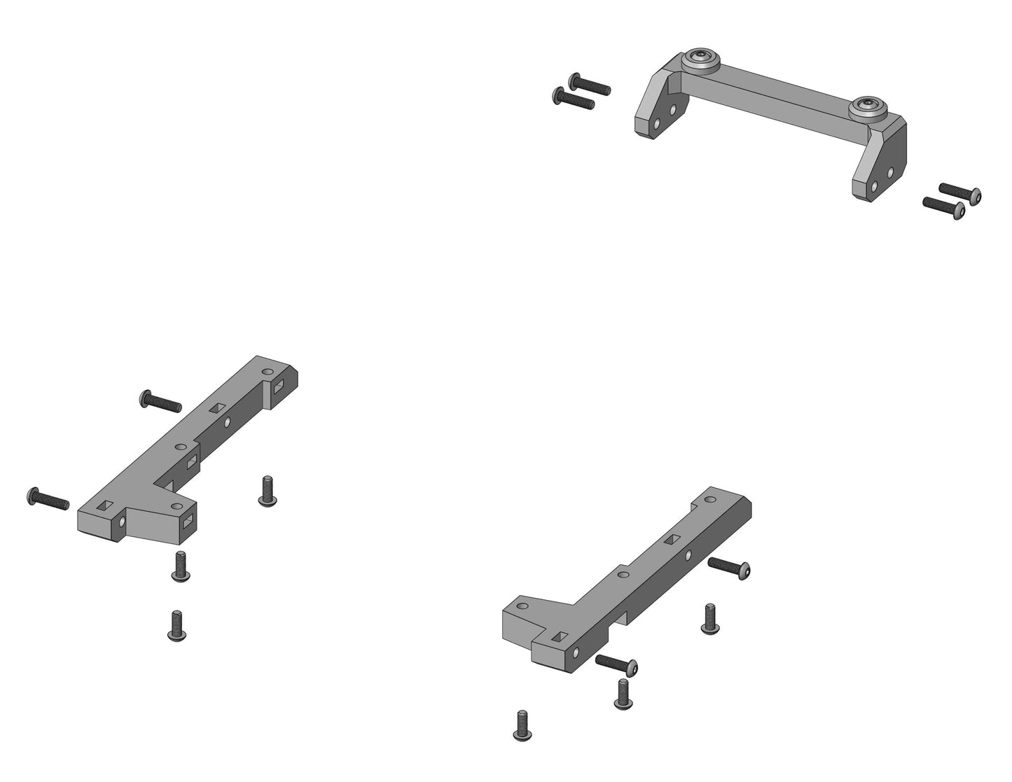 ShrinkRC Body Mounts for RC4WD Chevrolet Blazer