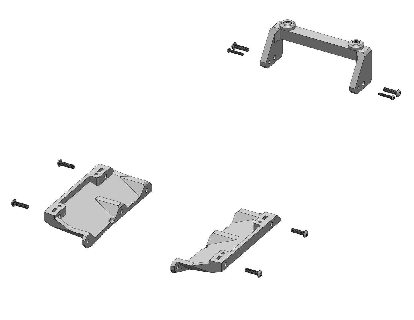ShrinkRC Body Mounts for RC4WD 1982 Toyota Pickup