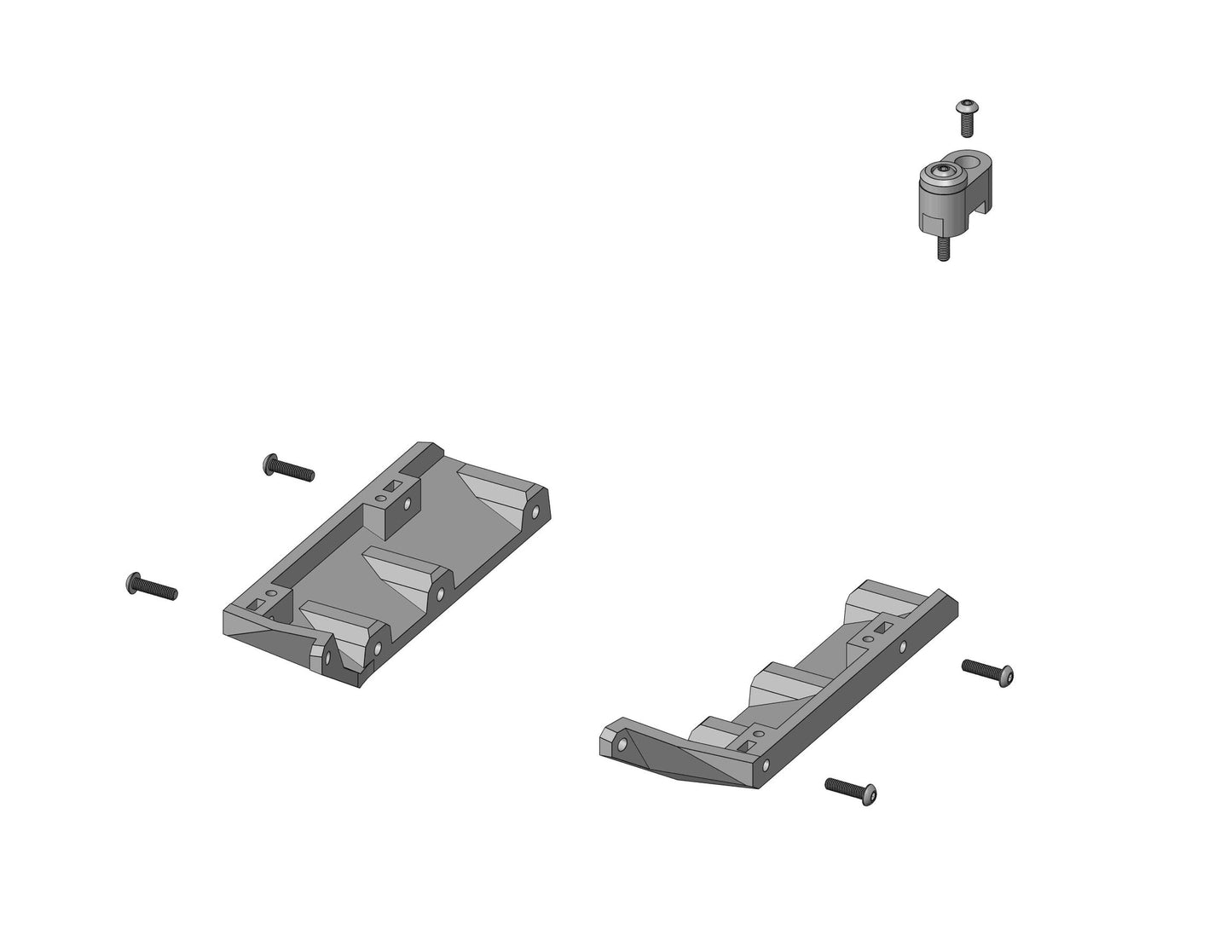 ShrinkRC Body Mounts for RC4WD 1982 Toyota Pickup