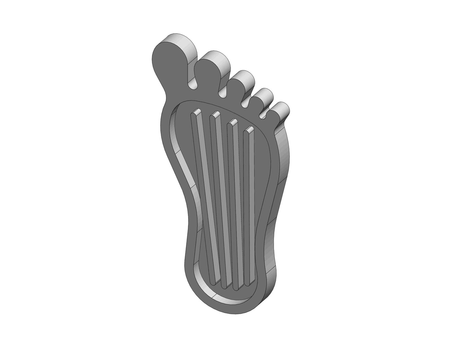 1/10 scale bigfoot surfer pedal