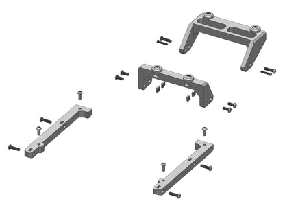 ShrinkRC Body Mounts for RC4WD Blazer Converted to Truck