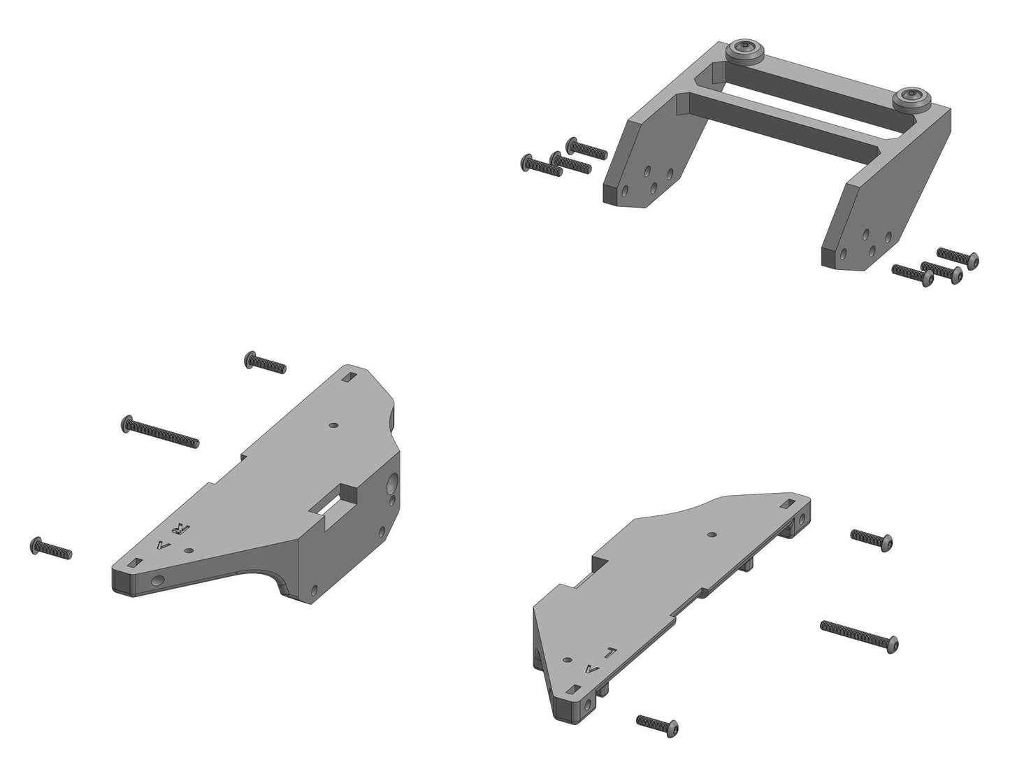 ShrinkRC Body Mounts for RC4WD Mojave II Four Door