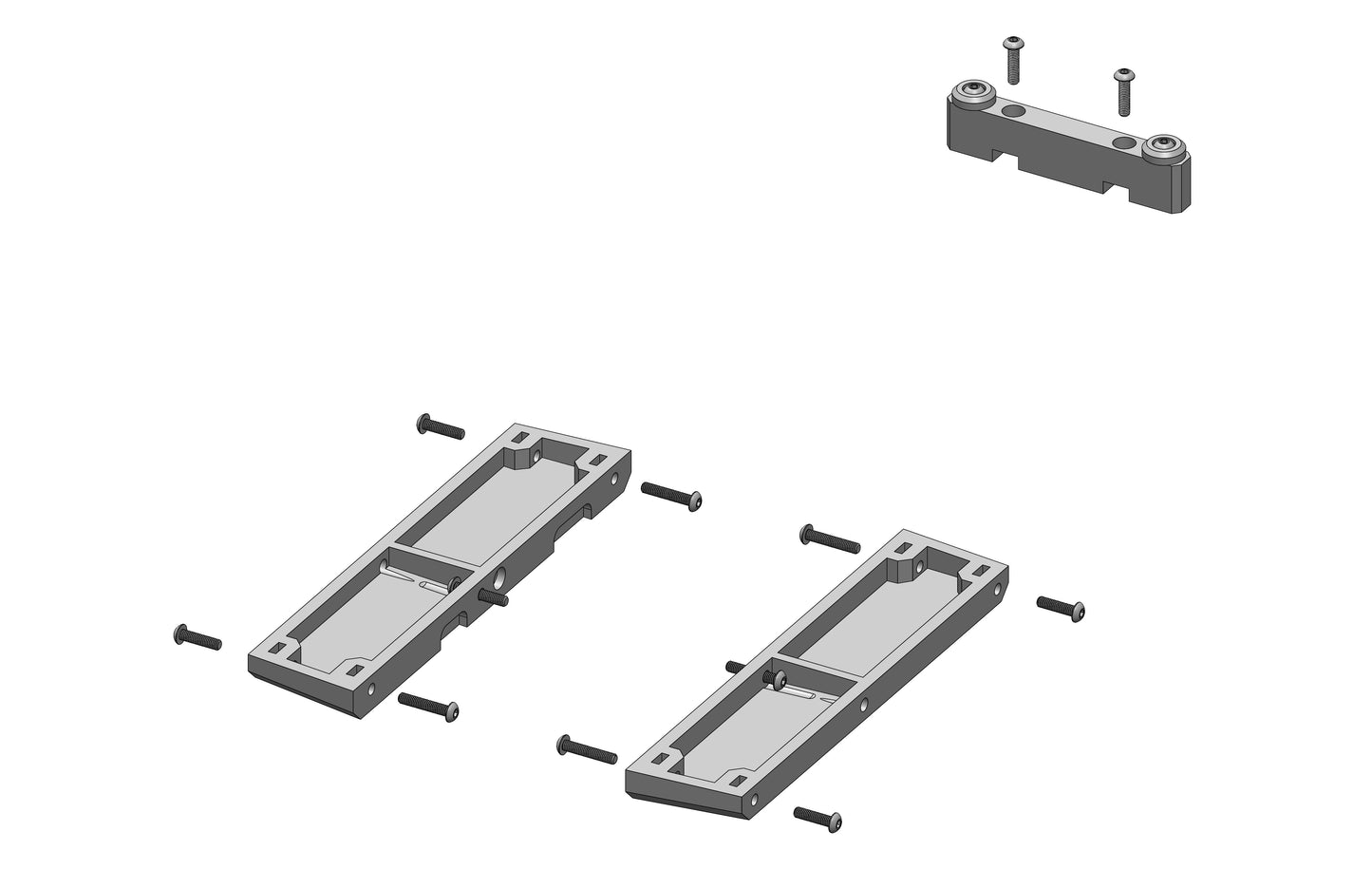 ShrinkRC Body Mounts for RC4WD Mojave II Four Door