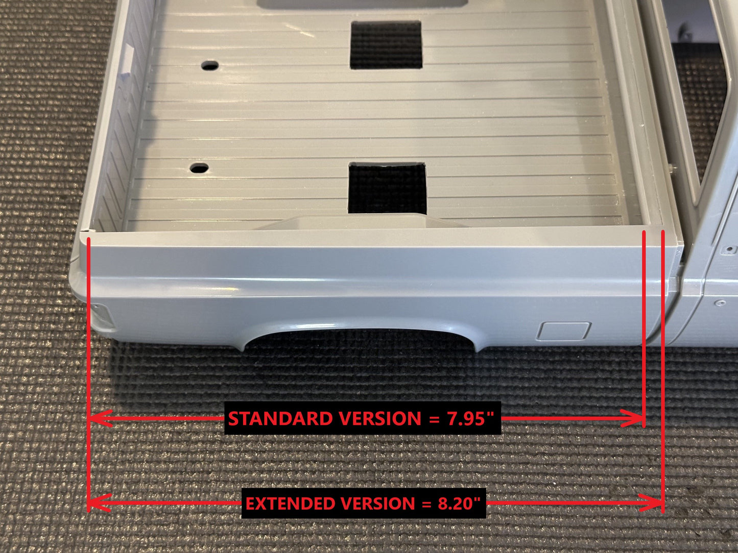 ShrinkRC Bed Tonneau Cover for RC4WD Chevrolet K10 Scottsdale