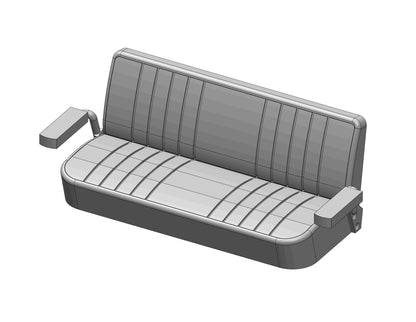 Rear Bench Seat for RC4WD Blazer